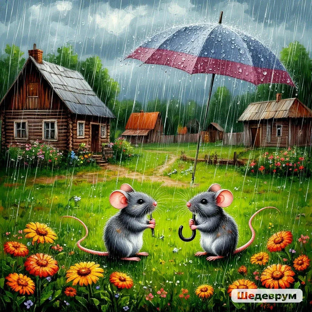 А у нас вот ! Такая сегодня погодка с утра 🌧️