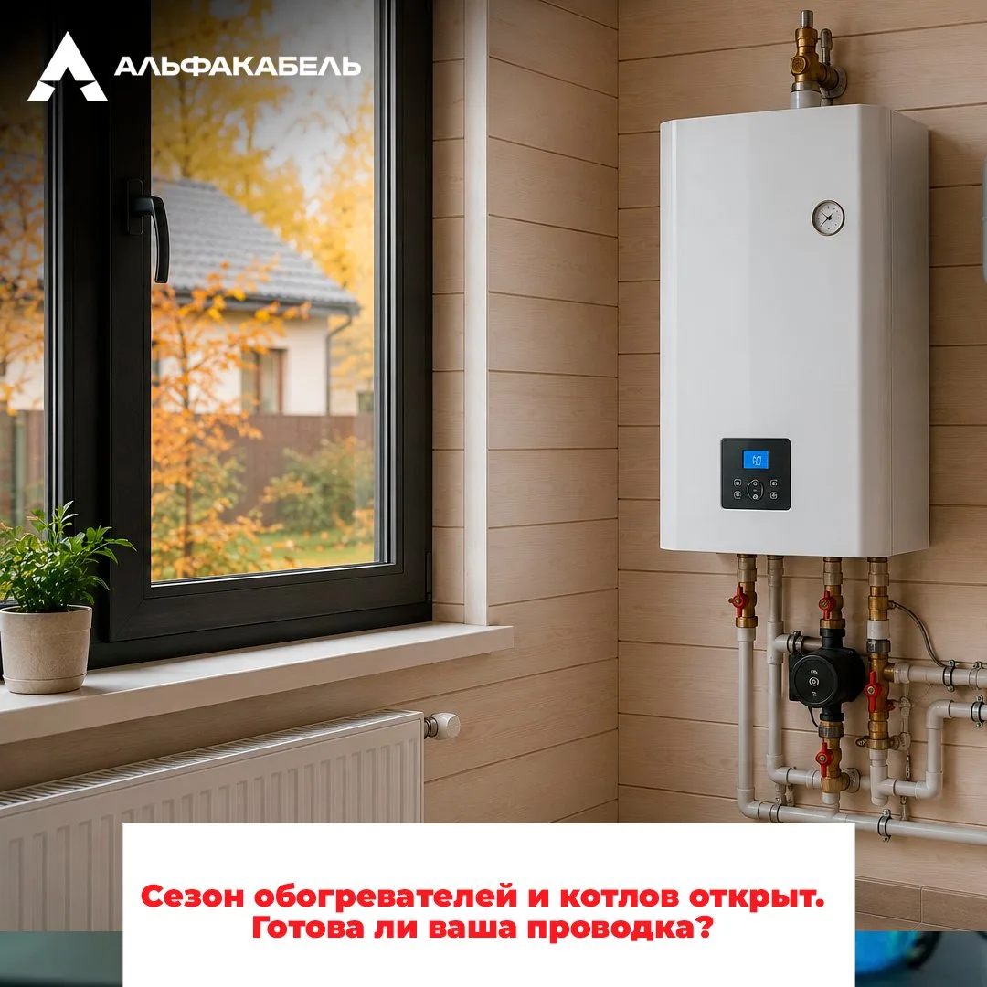 🍂 Холодает! Сезон обогревателей и котлов открыт. Готова ли ваша проводка?