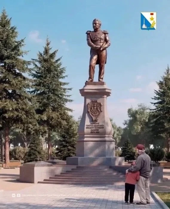 ⚓️ В Севастополе согласовали проект восстановления памятника адмиралу Михаилу Лазареву