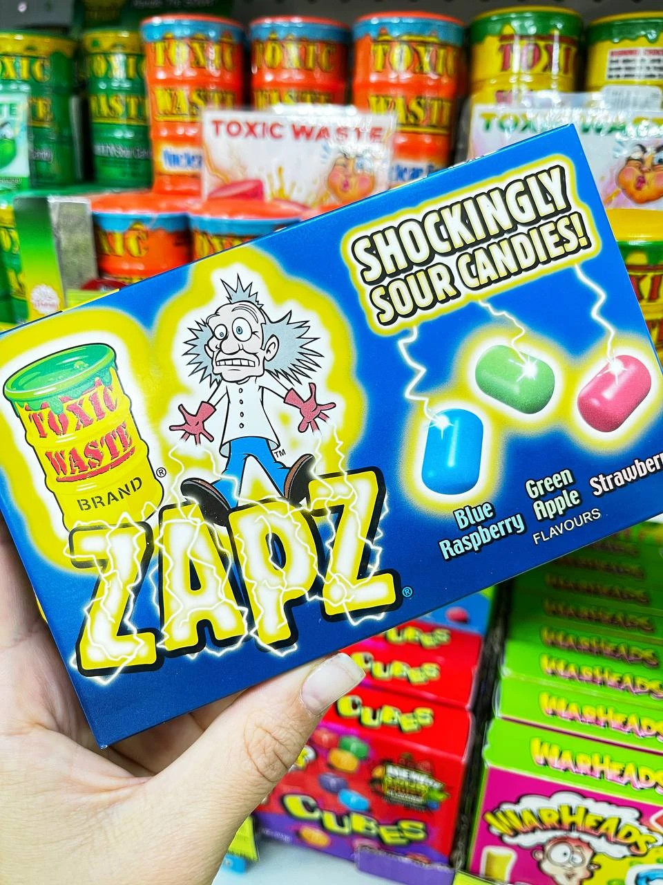 НОВИНОЧКА! Toxic Waste Zapz — это линейка кислых конфет от бренда Toxic Waste.