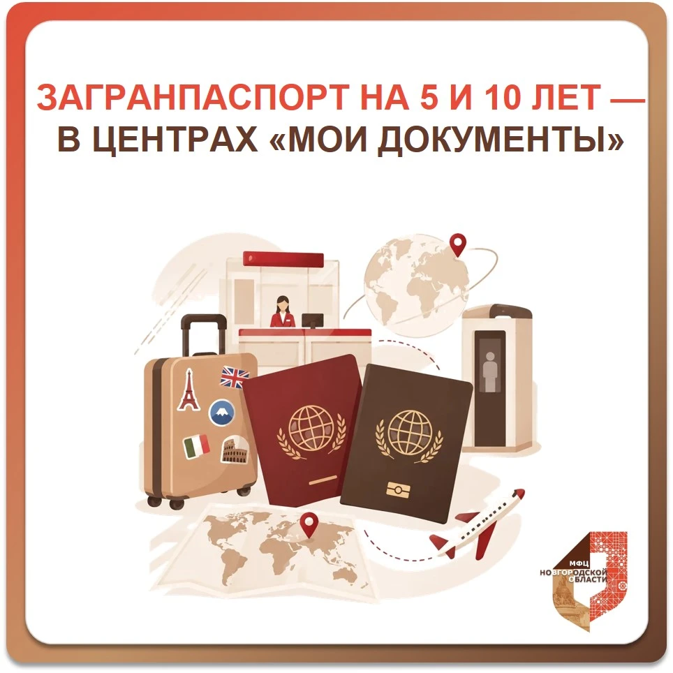 Оформление загранпаспорта в МФЦ: два варианта — 5 или 10 лет ✈
