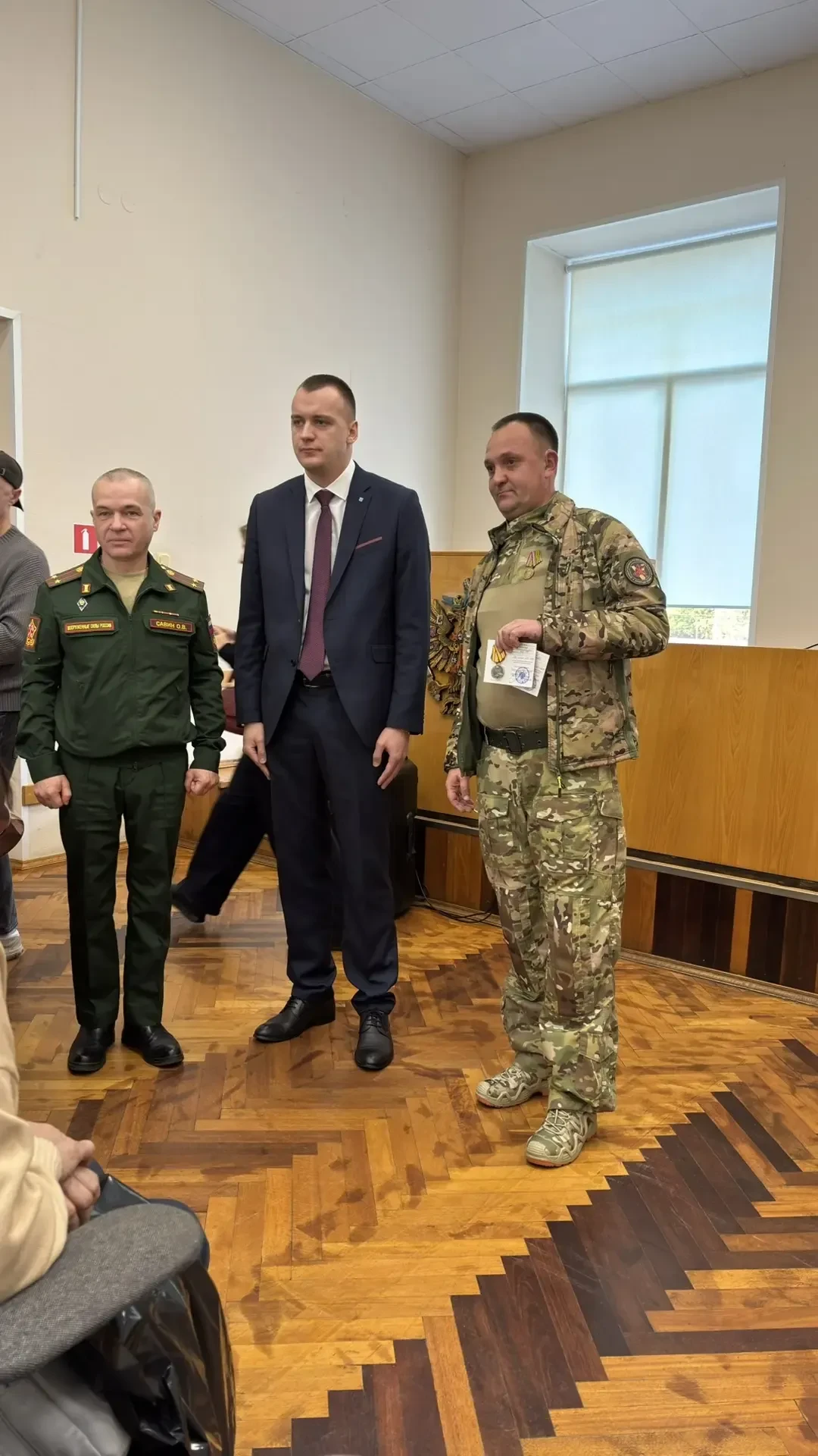 Гордость школы и пример для подражания: папа Ани Субботиной награжден боевыми медалями