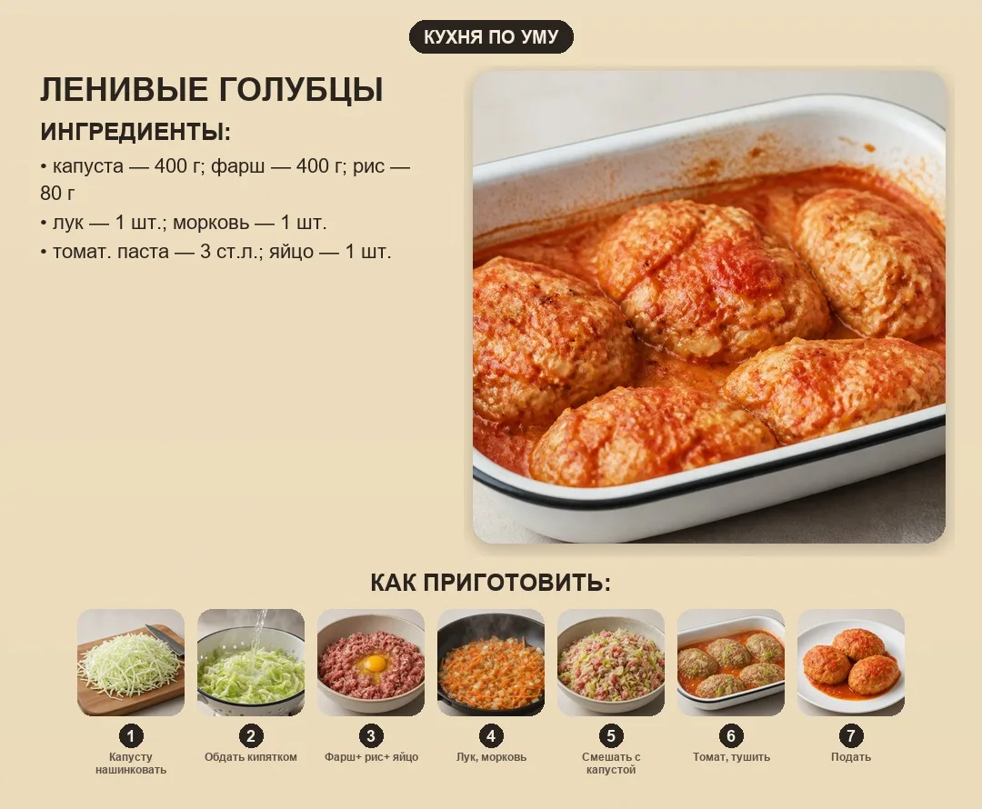Ленивые голубцы