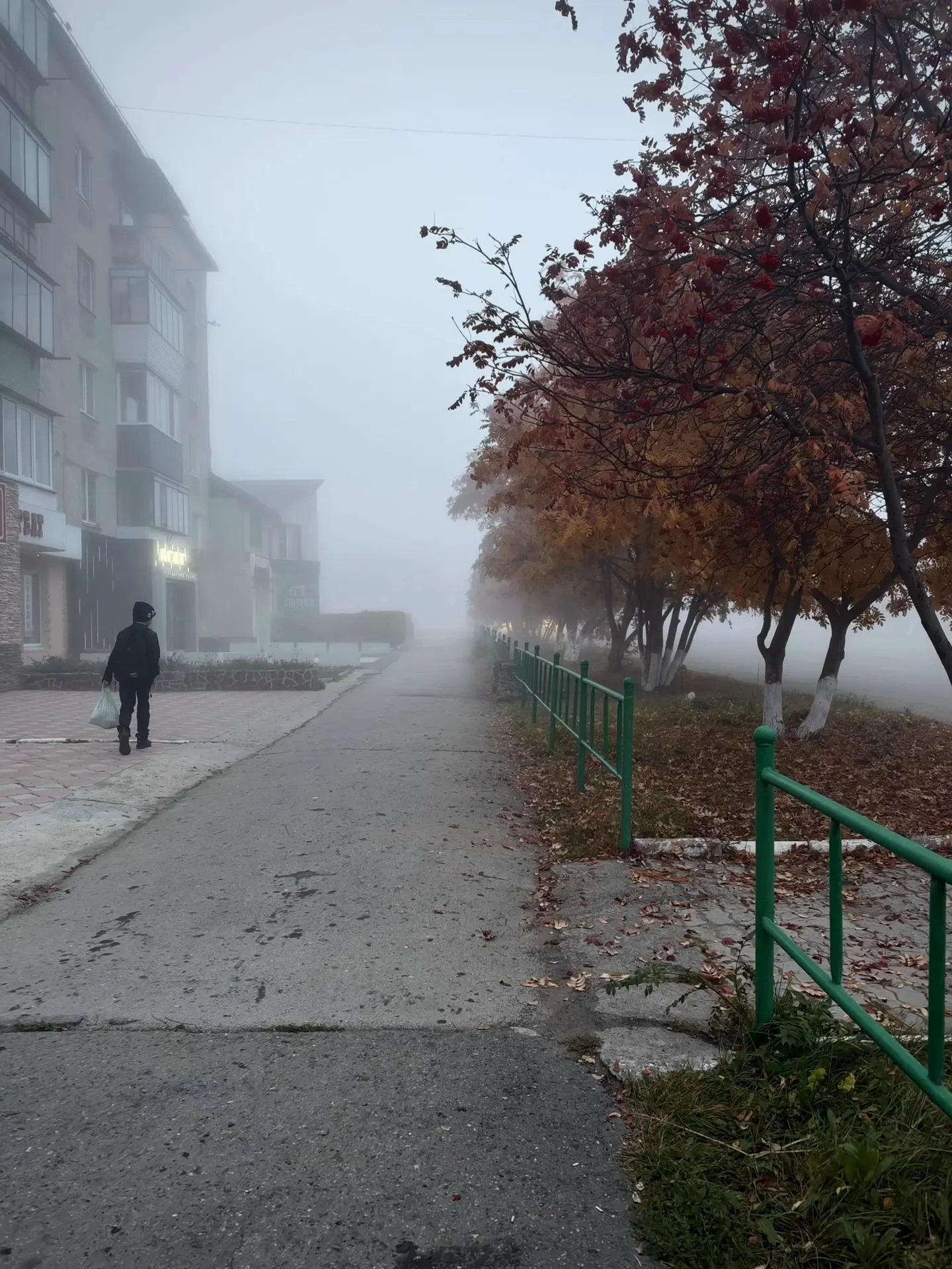 🌫 Сибай проснулся в объятиях тумана…