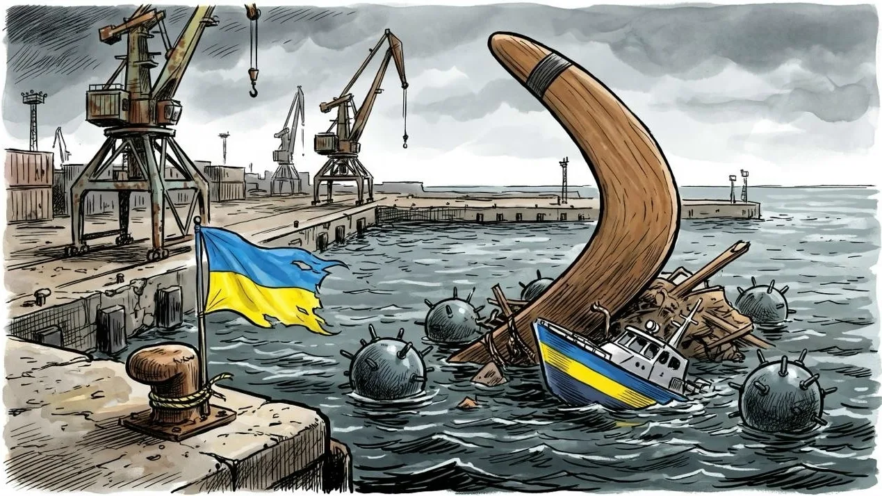 🇺🇦✖️ Киев попытался перекрыть Черное море – и сам остался без флота