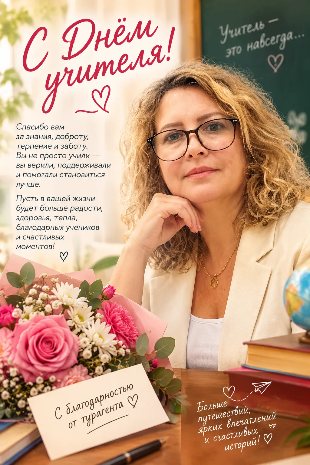 🌷 С Днём учителя!