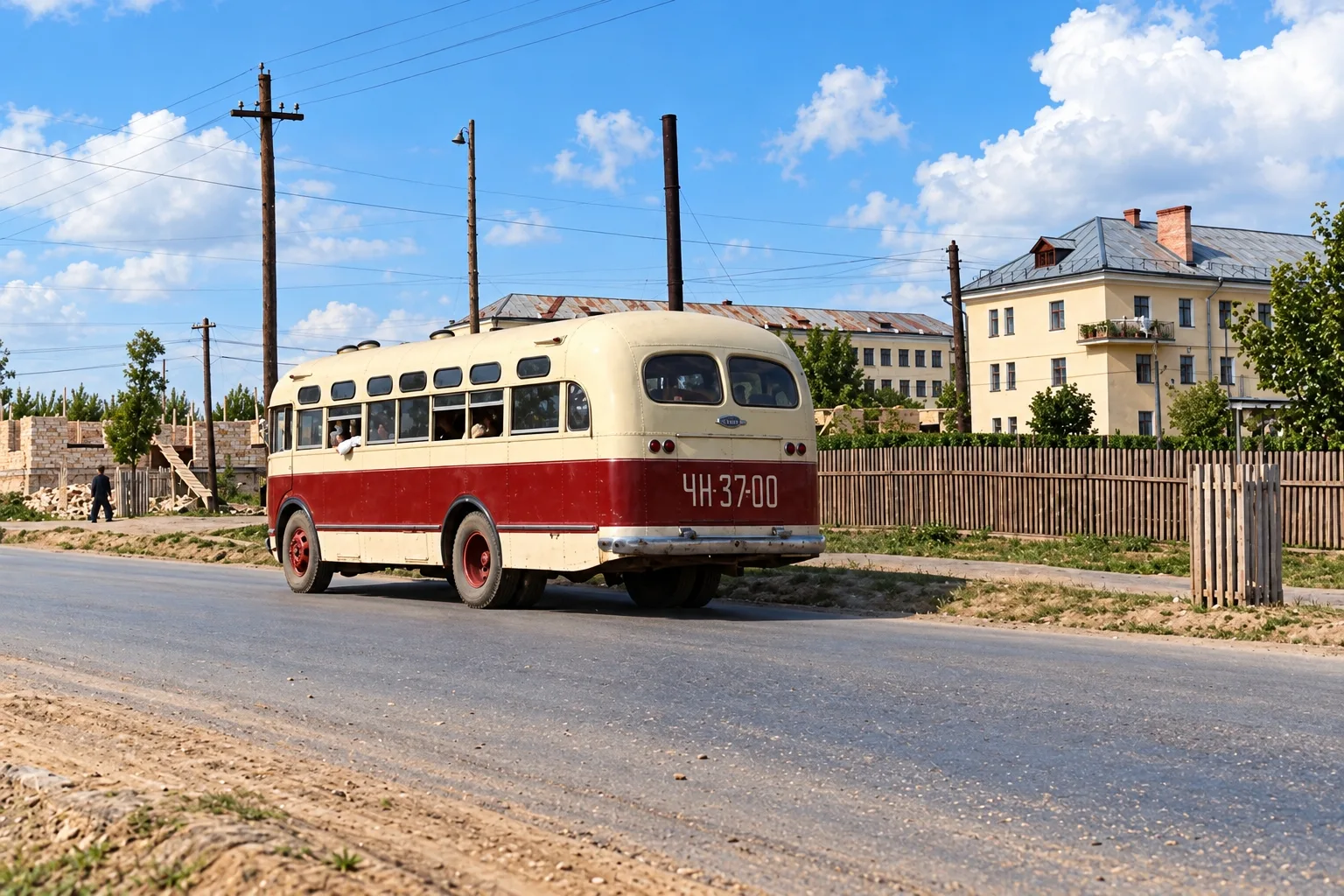🚌 ШУМЕРЛЯ, 1963 ГОД. АВТОБУС №1 — ДОРОГА В ПРОШЛОЕ! ❤