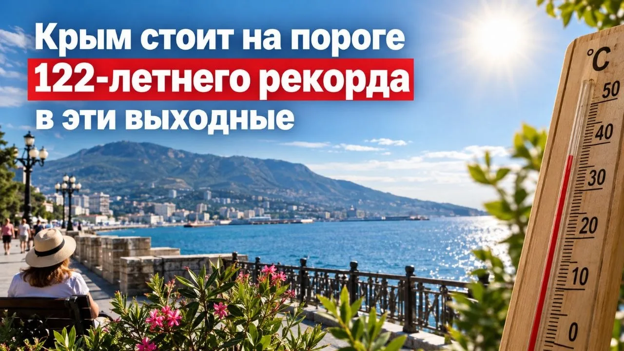 Крым стоит на пороге 122-летнего температурного рекорда в эти выходные