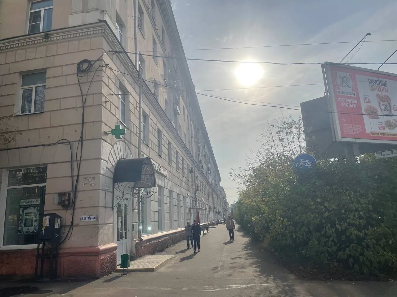 Обращение по поводу кустов на проспекте Ленина
