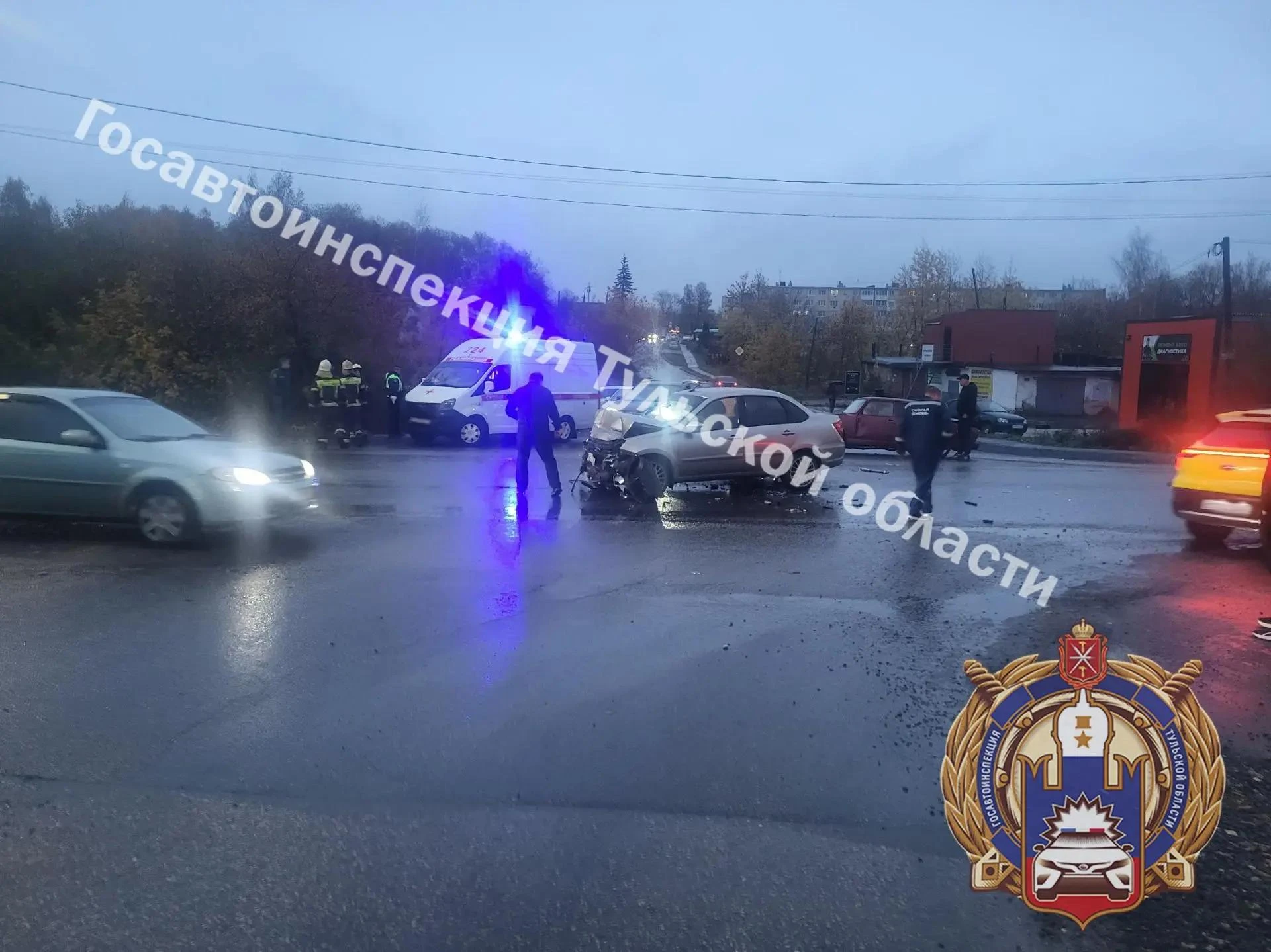 В ДТП под Узловой пострадали два человека