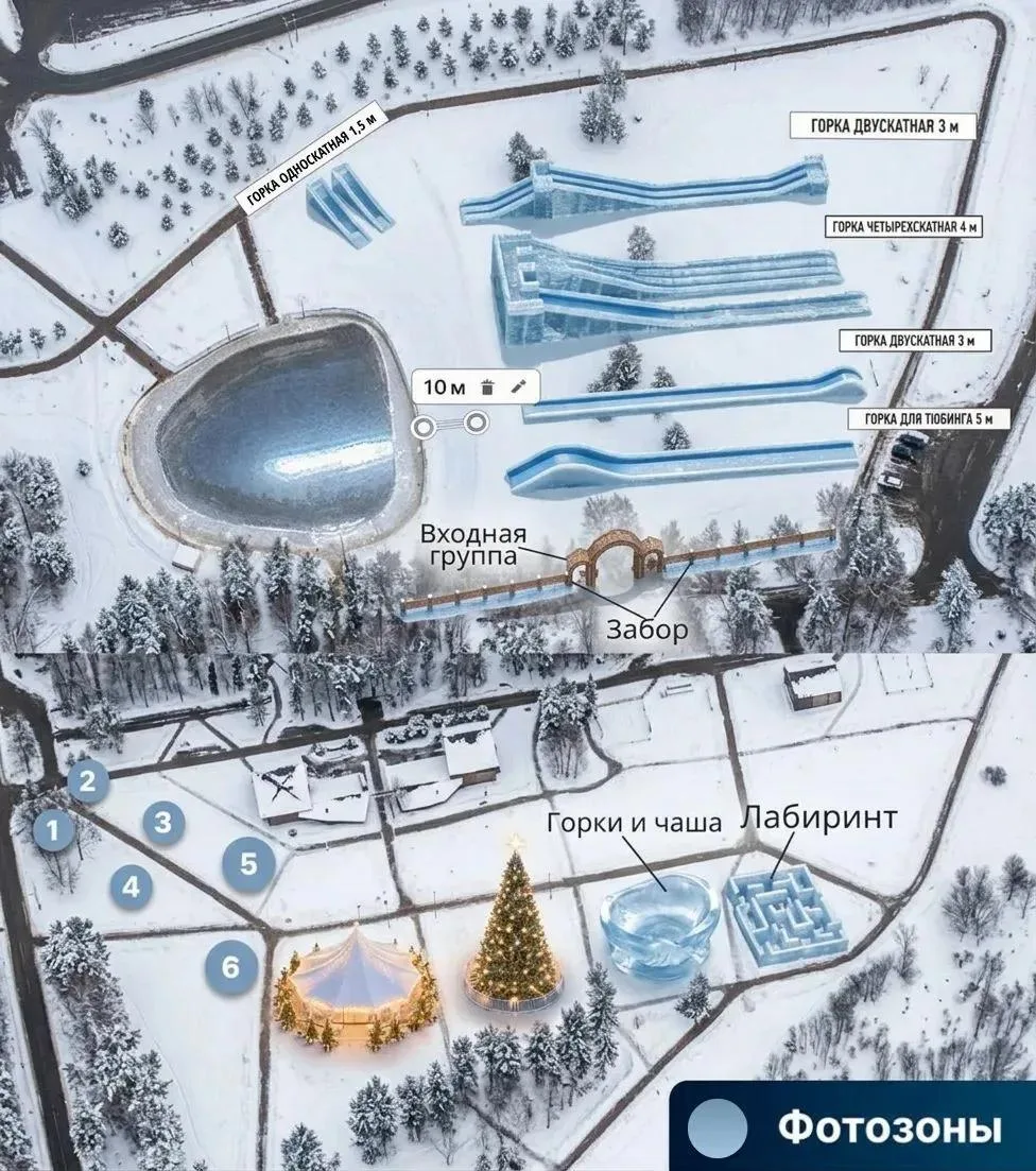 🎄 На главной городской ёлке в Татышев-парке в этом году впервые будет установлена тюби...