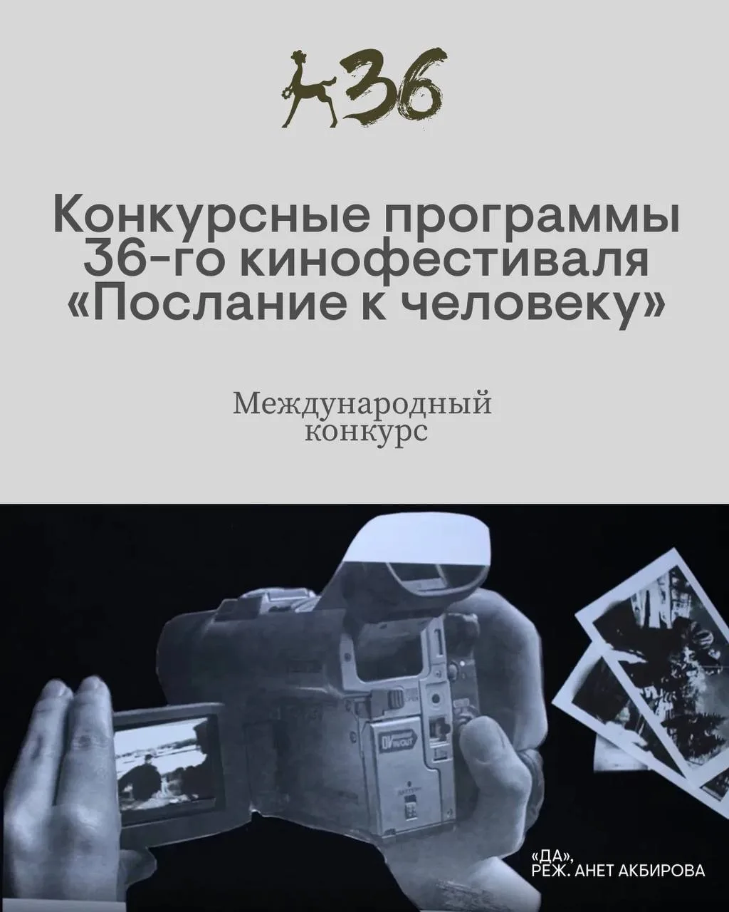Конкурсные программы 36-го фестиваля «Послание к человеку»