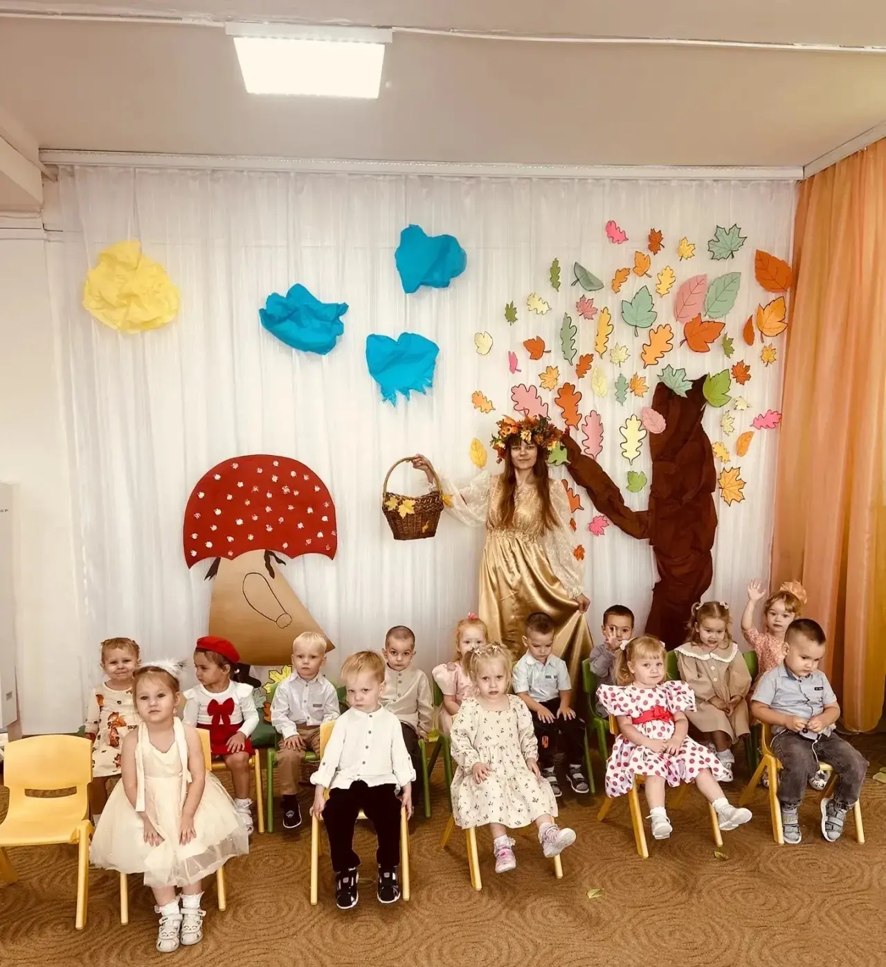 🍂🍂🍂В группе «Звездочки» было осеннее развлечение 🍁🍁🍁