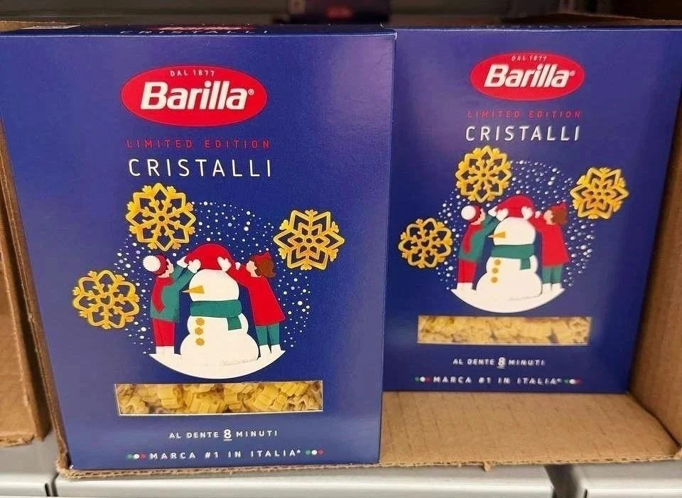 Макароны-снежинки от Barilla появились в магазинах