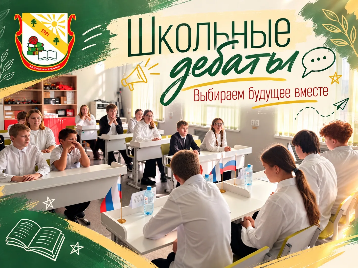 📖Сегодня в нашей школе прошли дебаты кандидатов на пост председателя Совета старшеклас...