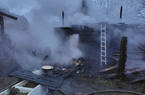 🔥 При пожаре на даче в Макаровском районе погибли 26 кур