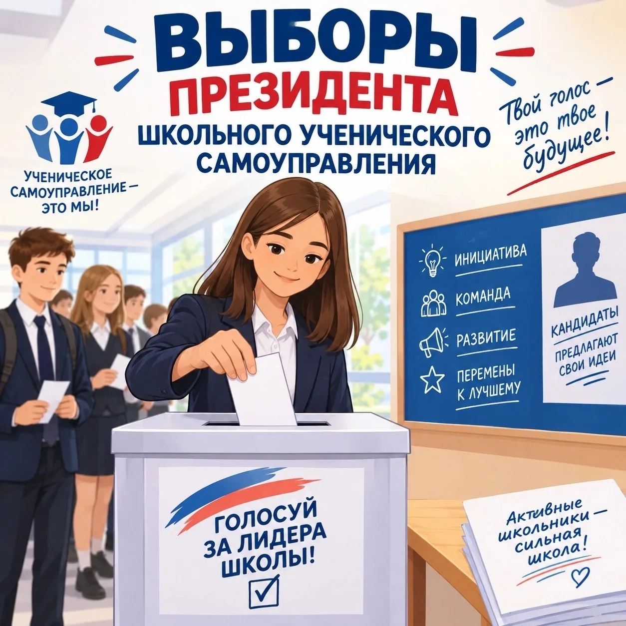 🗳️ Выборы президента ШУС: твой шанс изменить всё!