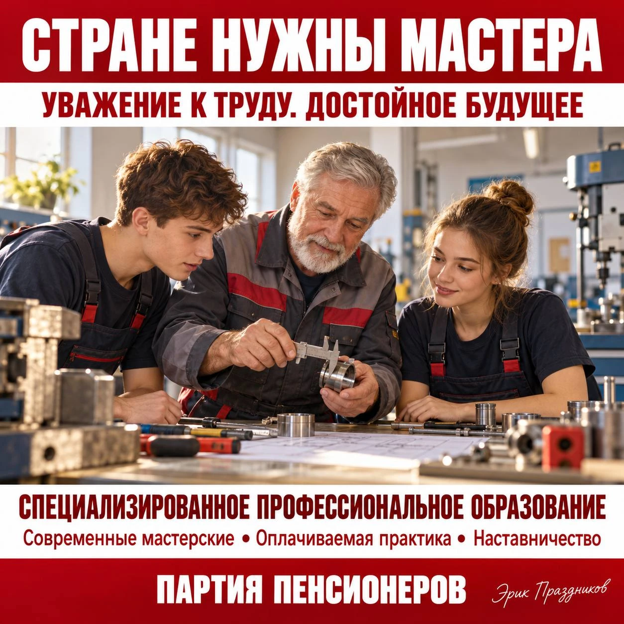 🛠 СТРАНЕ НУЖНЫ МАСТЕРА. И УВАЖЕНИЕ К ИХ ТРУДУ