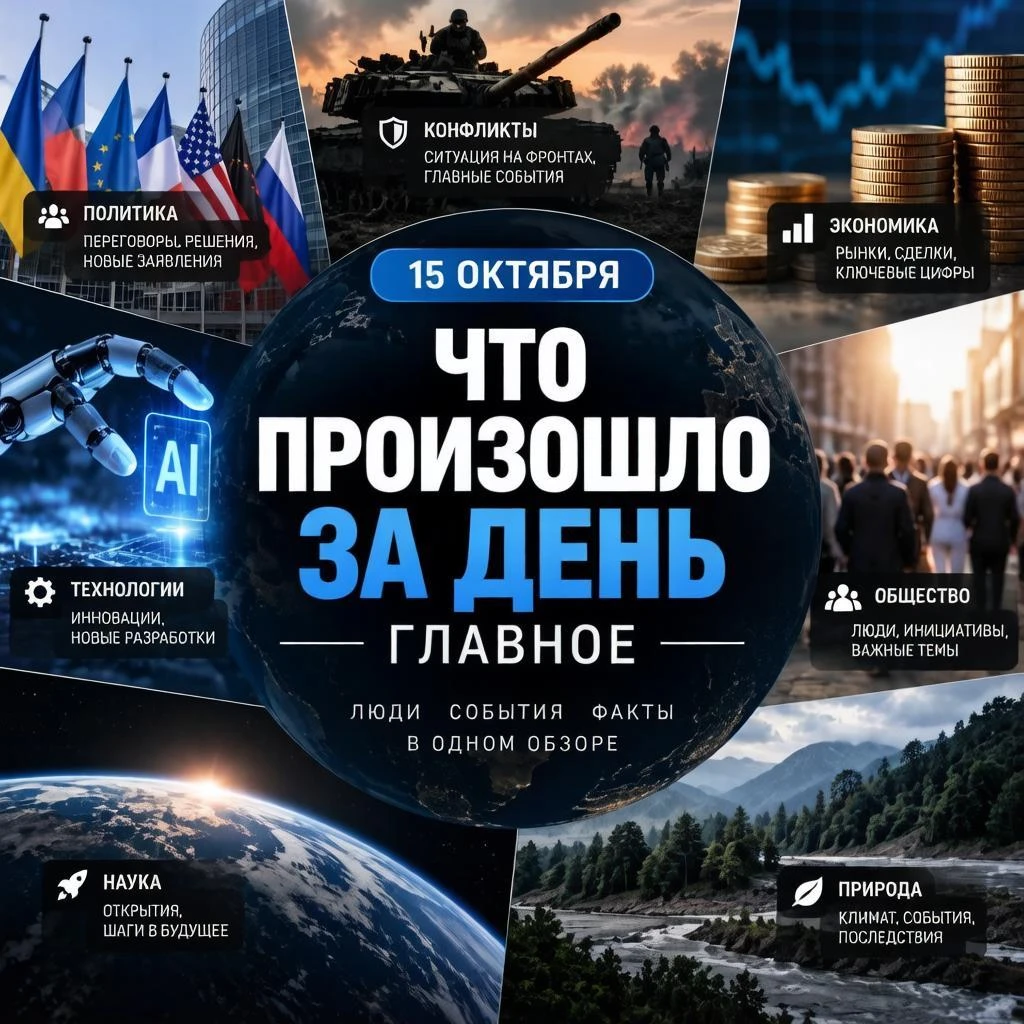 Что произошло за день 15 октября. Главное