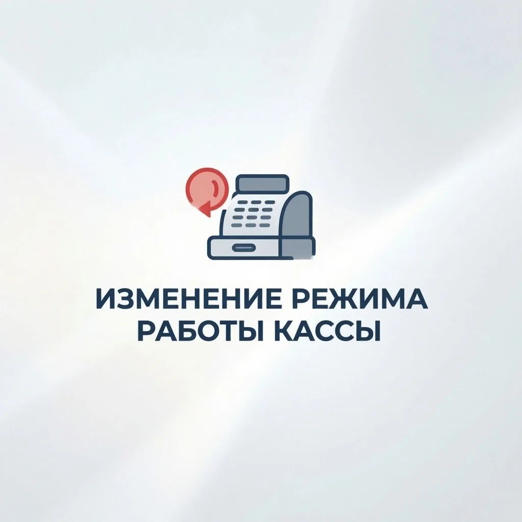 ✅Изменение режима работы пункта приема платежей