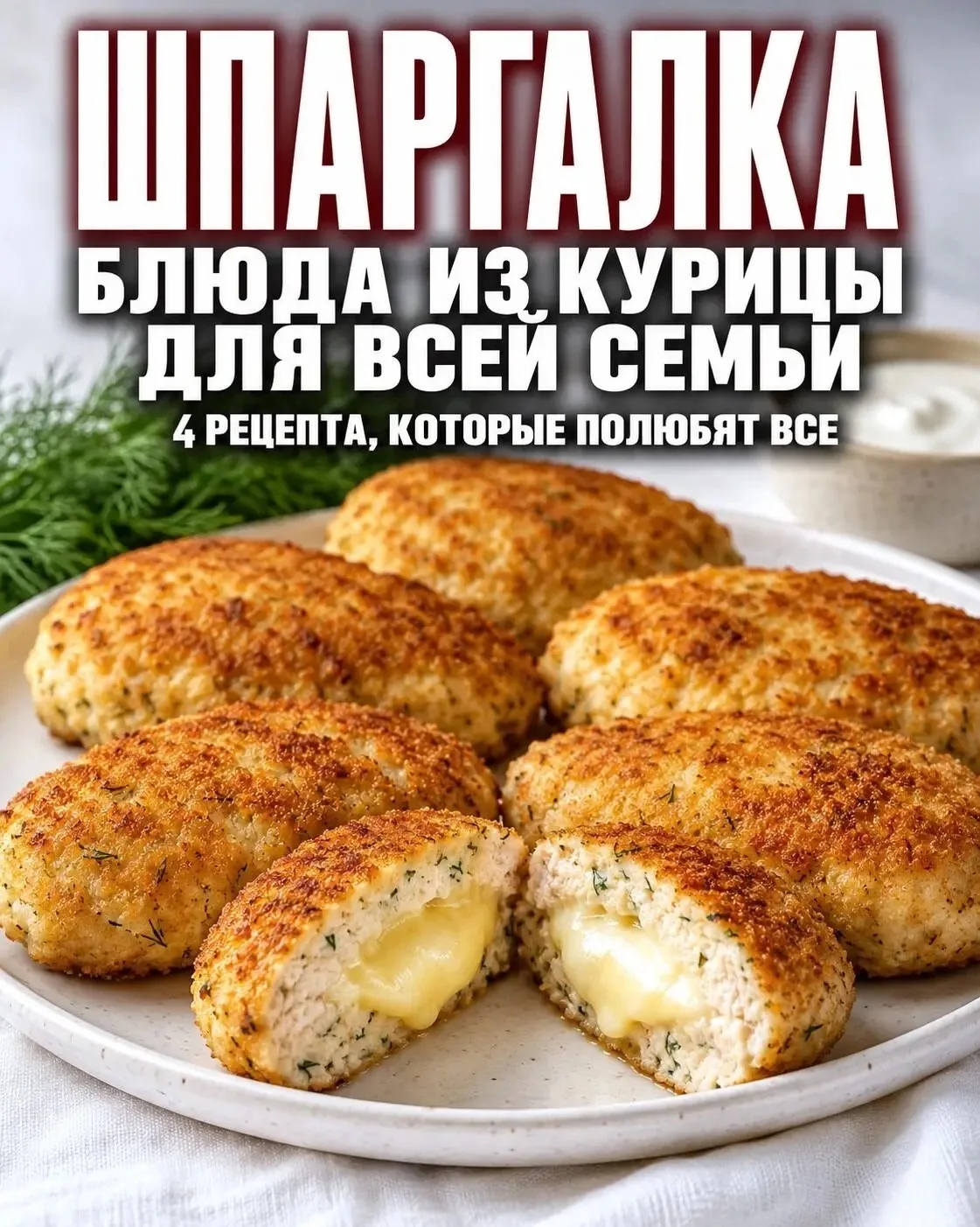 Блюда из курицы для всей семьи 🍗