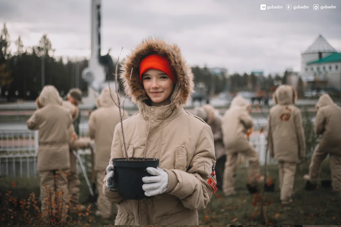 🌳 Во 2-м микрорайоне Губкинского в рамках комплексного благоустройства началось масшта...