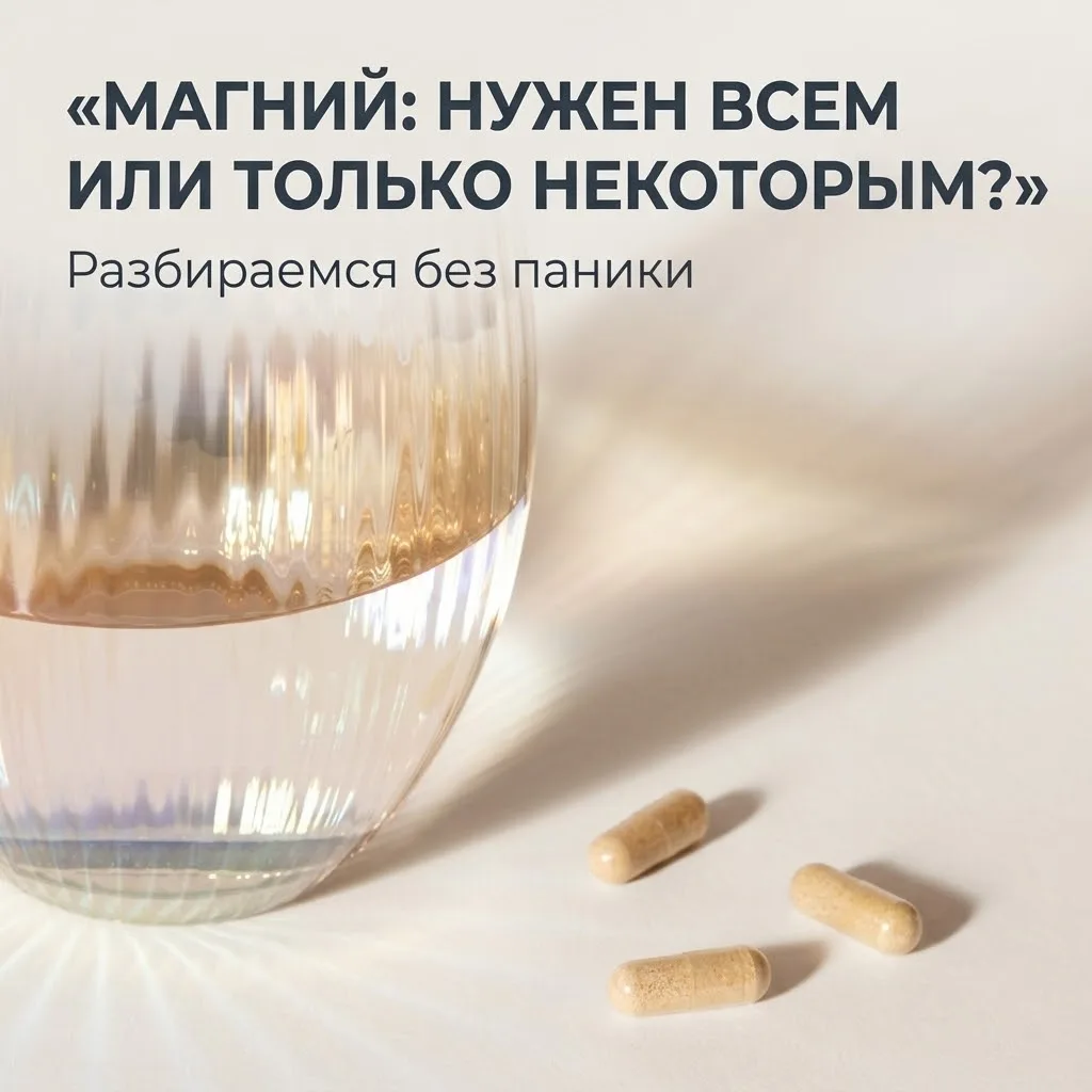 🧠 Магний: нужен всем или только некоторым?