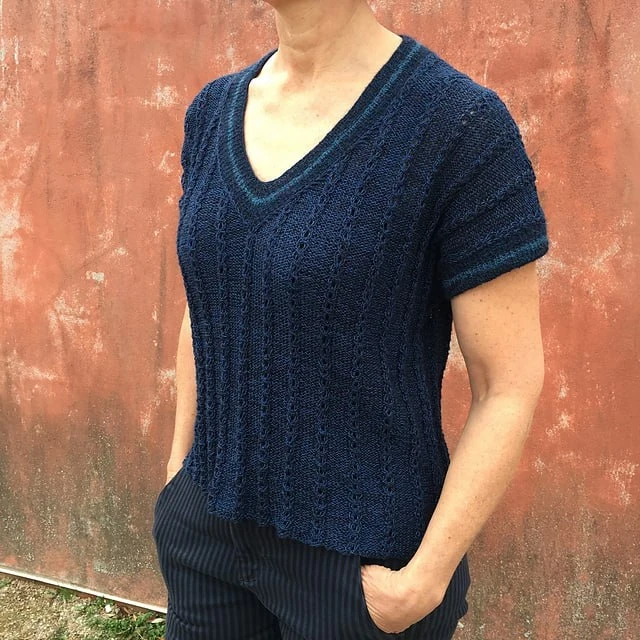 Блуза PSSO-Pass-Slipped-Stitch-Over-by-Helga-Isager