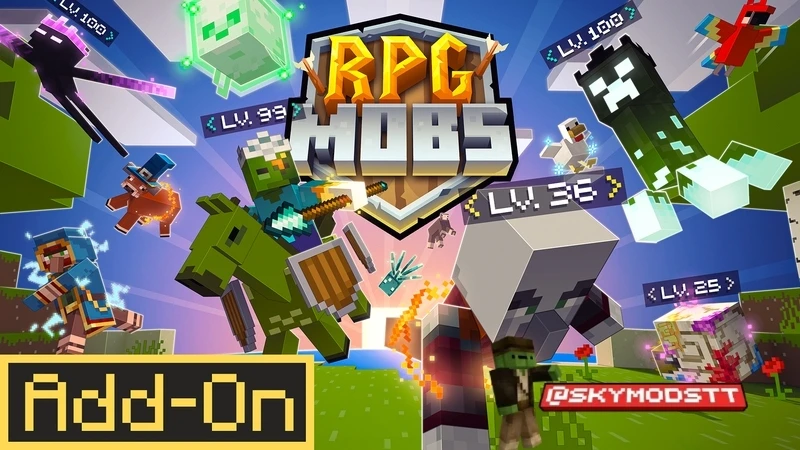 👑Мод: RPG Mobs