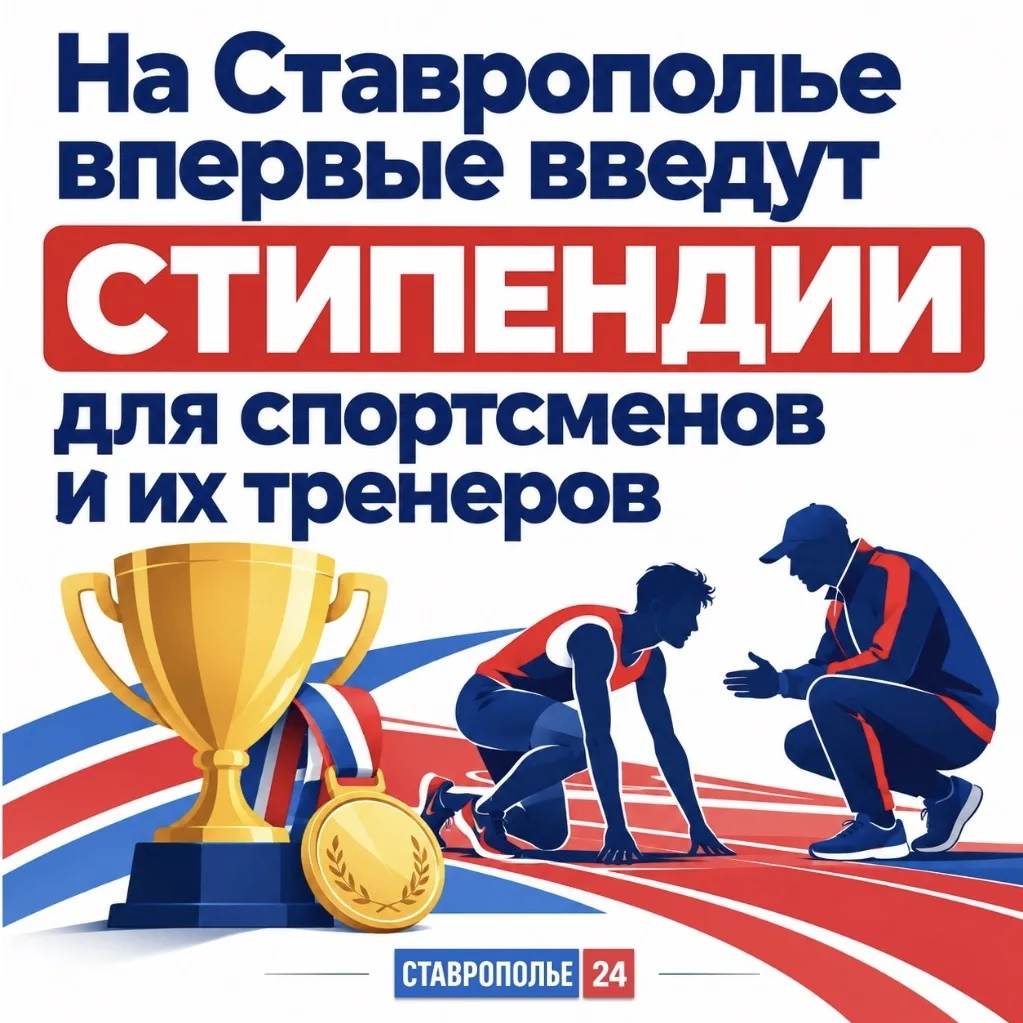 ⚡️ На Ставрополье впервые введут стипендии для спортсменов и их тренеров