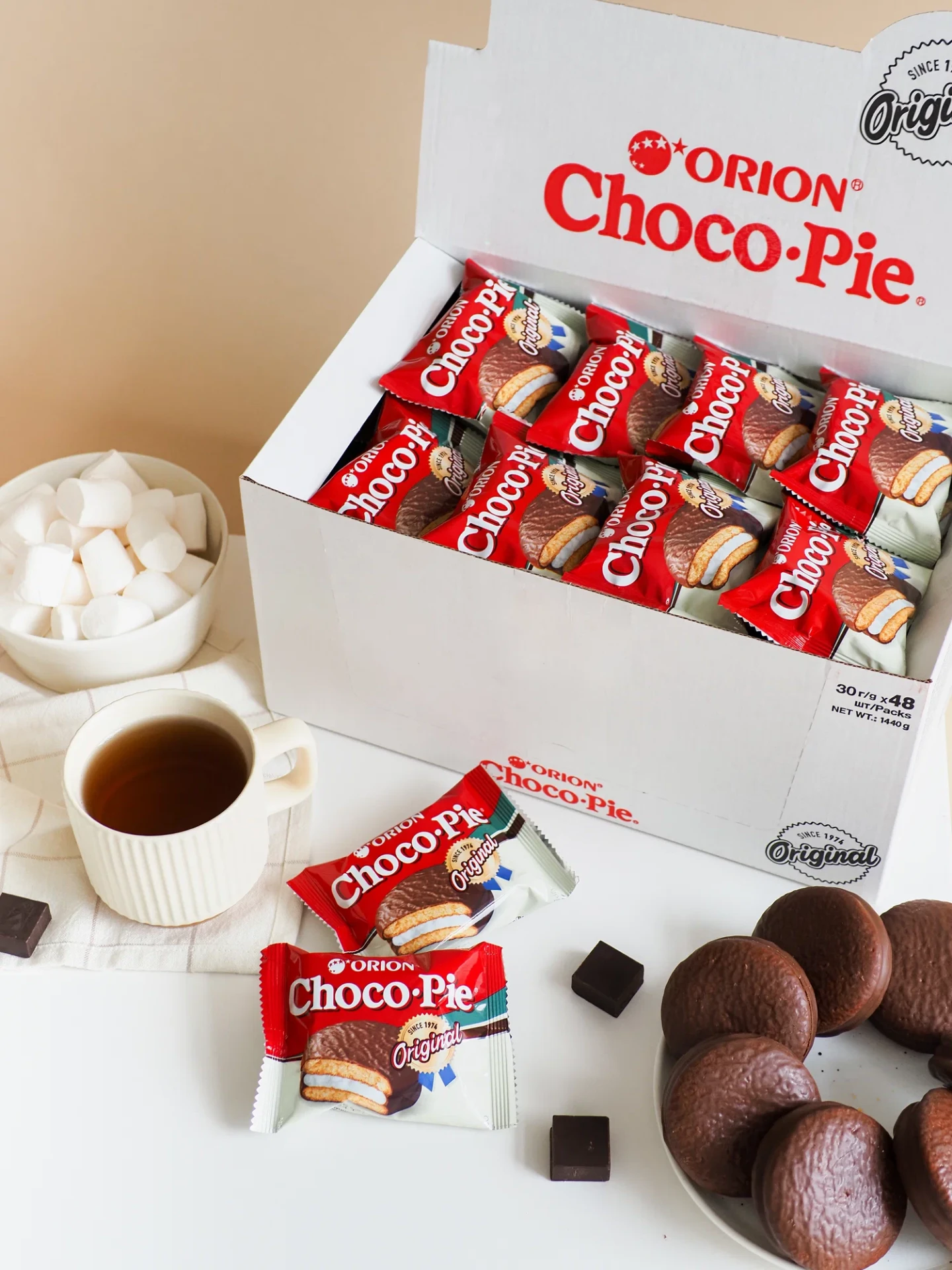 Мучное кондитерское изделие в глазури "Choco Pie" 1 коробка по 48 штук