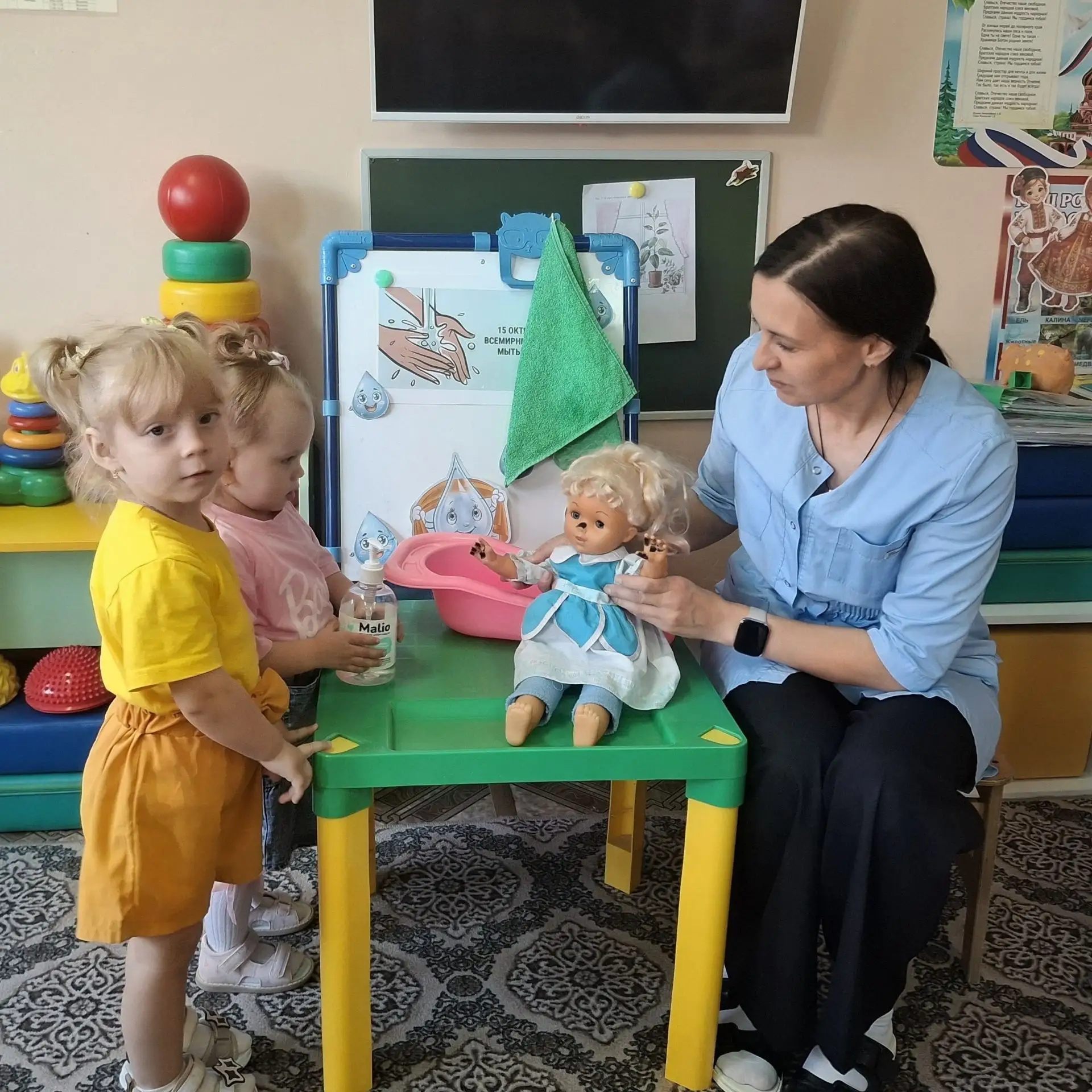 🧼15 октября отмечается Всемирный день чистых рук. Для детей в детском саду это не прос...