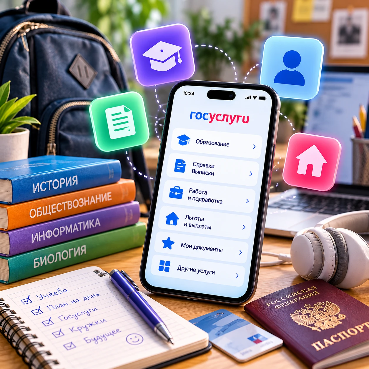 📱 Госуслуги для подростка: что можно делать самому, а где нужны родители?