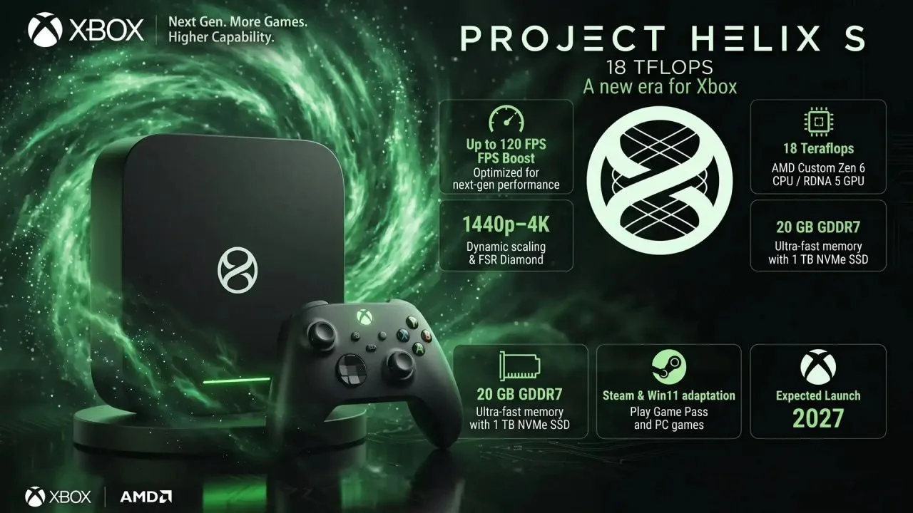 🎮 Microsoft может выпустить недорогую консоль Project Helix S