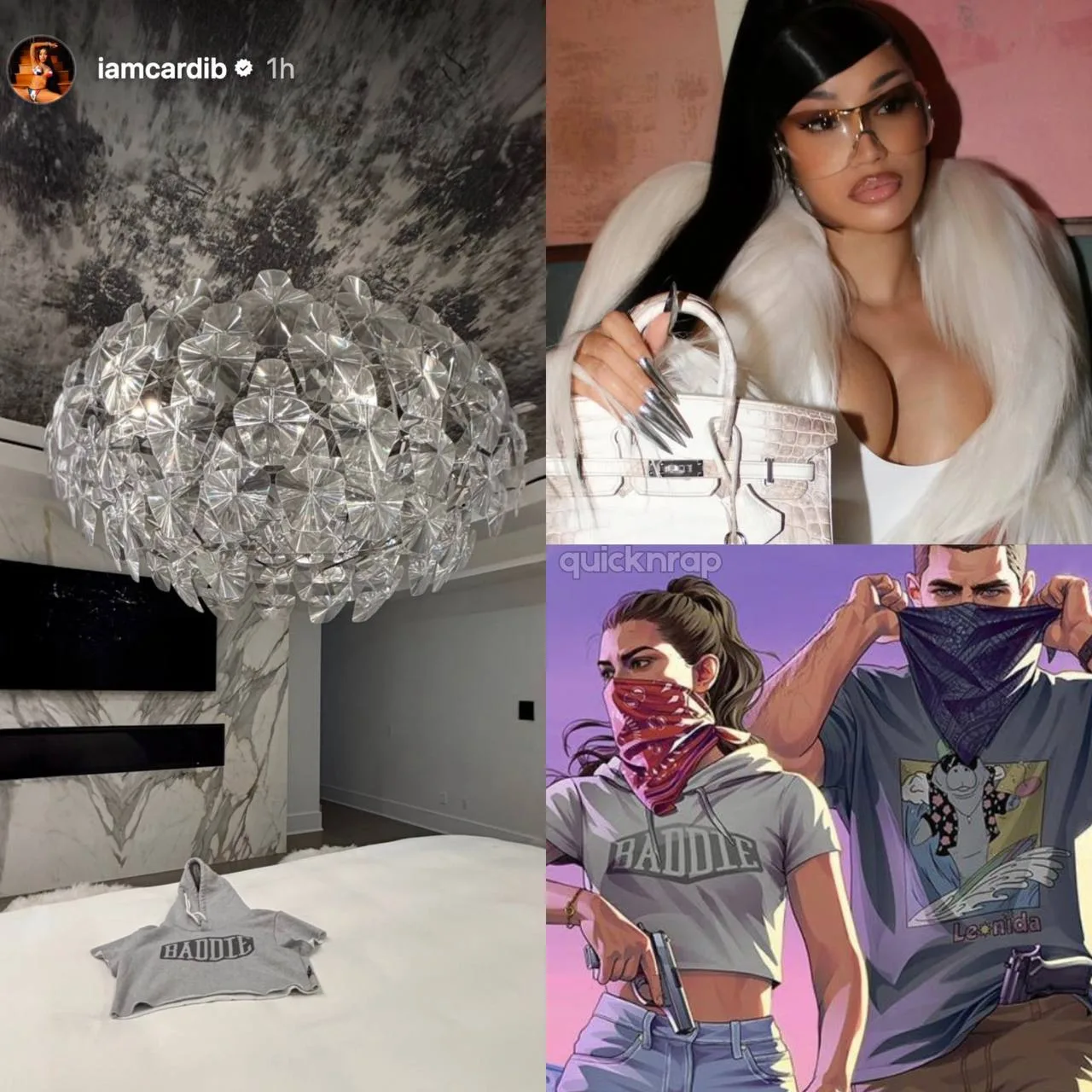👀 Cardi B тизерит коллаб с GTA 6
