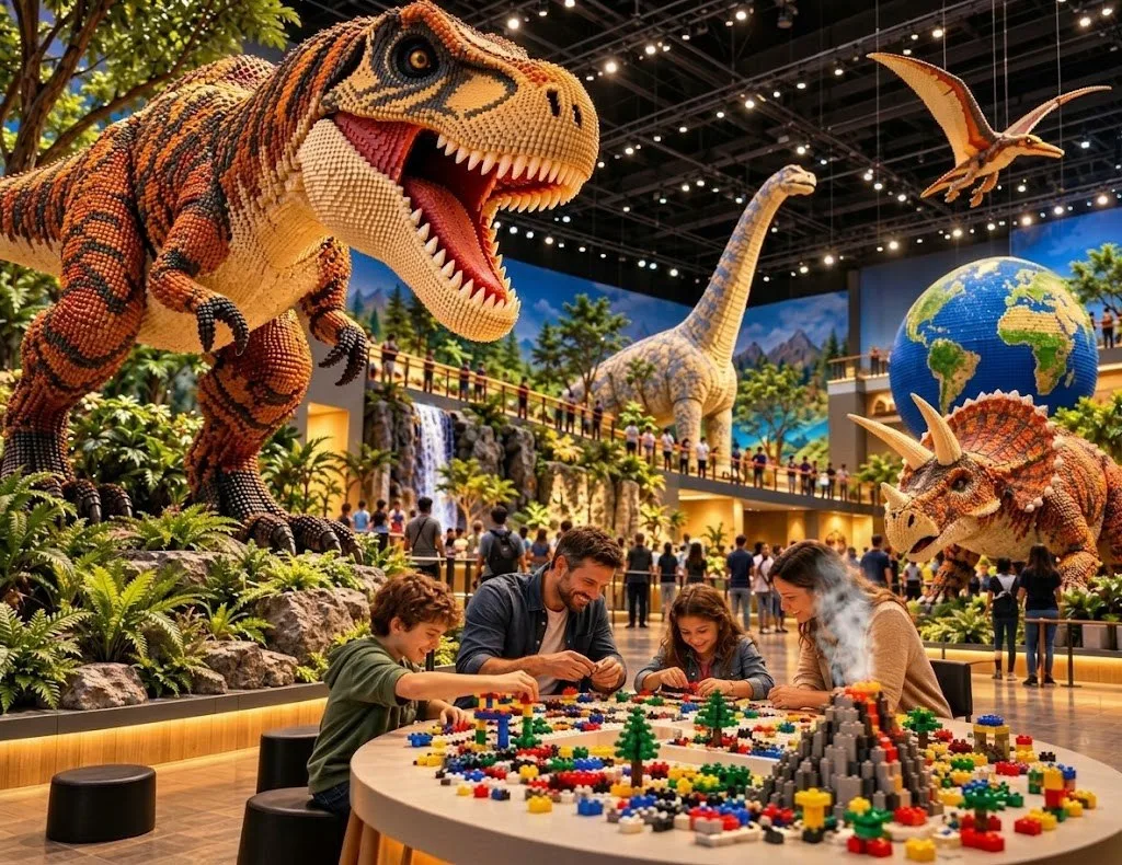 ⭐️ НАСТОЯЩИЙ ДИНОЗАВР ИЗ LEGO? В АБУ-ДАБИ ВОЗМОЖНО И ТАКОЕ!