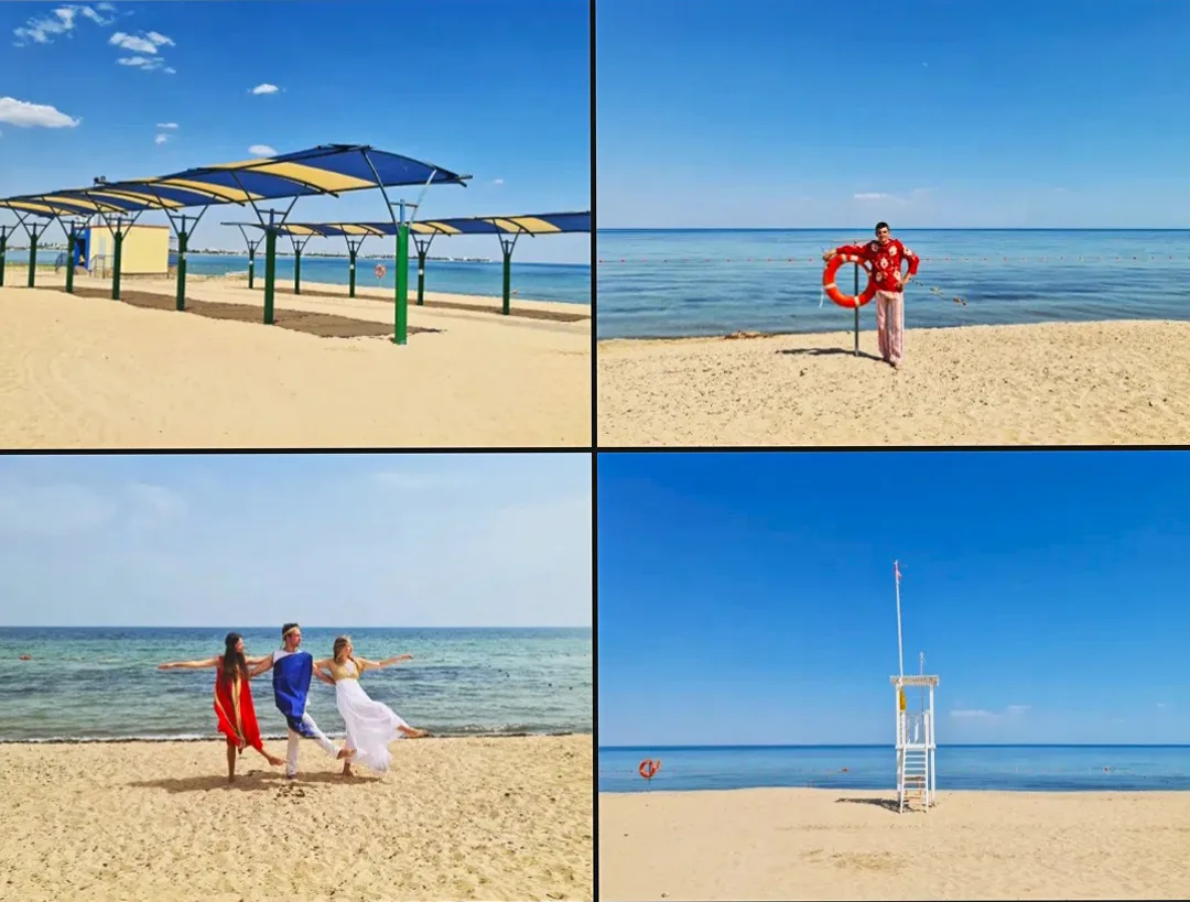 🌞Пляж в детском лагере "Лучистый"-