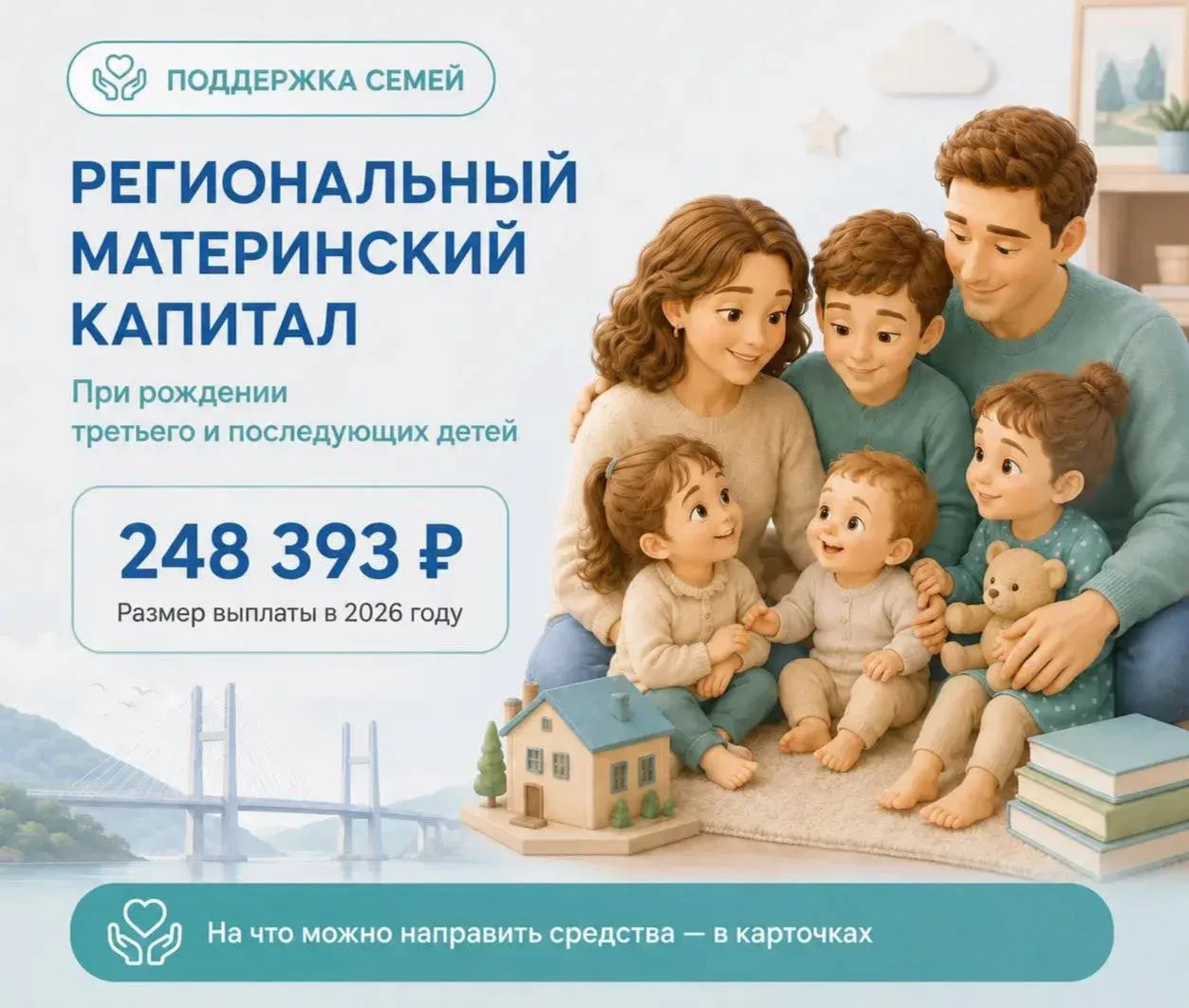 💰Как использовать региональный маткапитал?