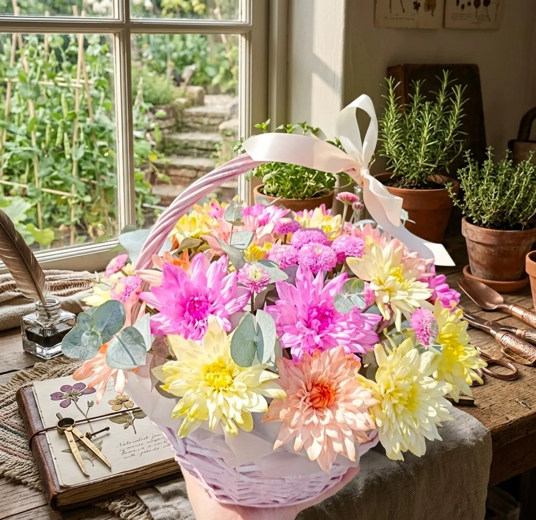 ‎Легальный дофамин в корзинке 🌸🌿✨🧺🎨