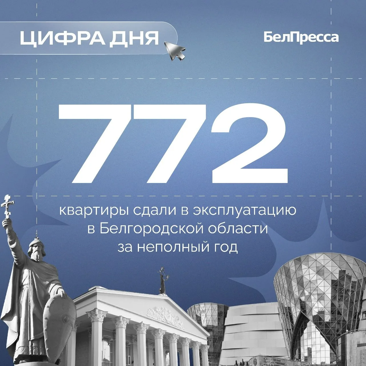 📢 В Белгороде в 1,5 раза вырос ввод жилья, но вместе с ним выросли и цены
