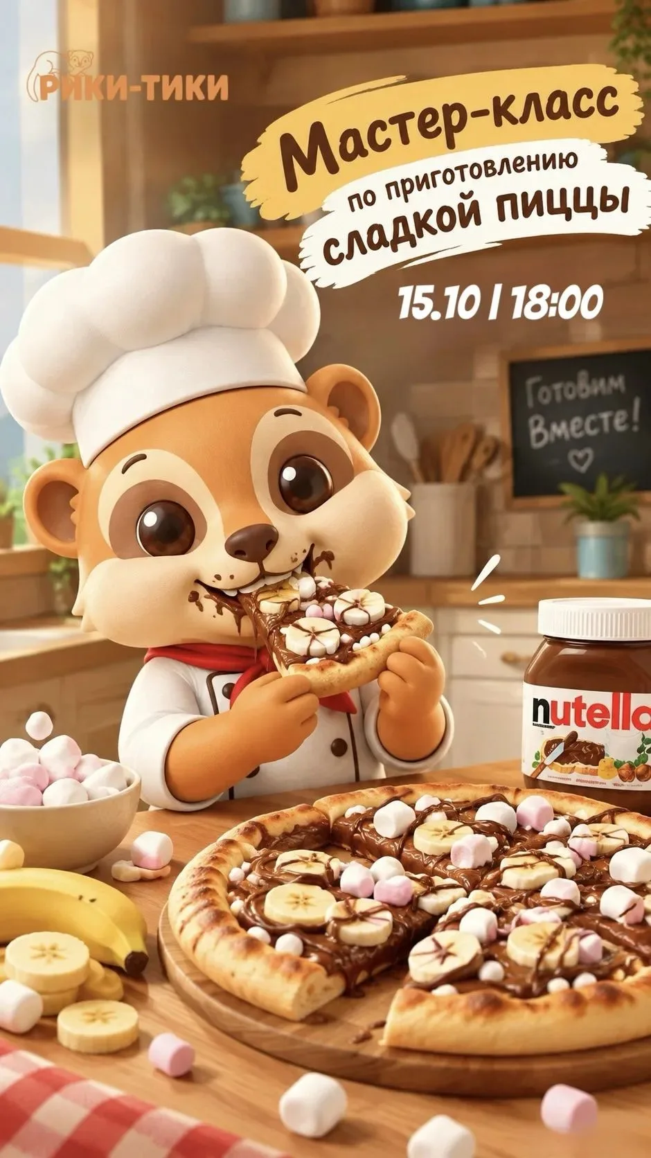 🍫🍓 СЛАДКОЕЖКИ, ЭТО МАСТЕР-КЛАСС ВАШЕЙ МЕЧТЫ В «РИКИ-ТИКИ»! 🐾