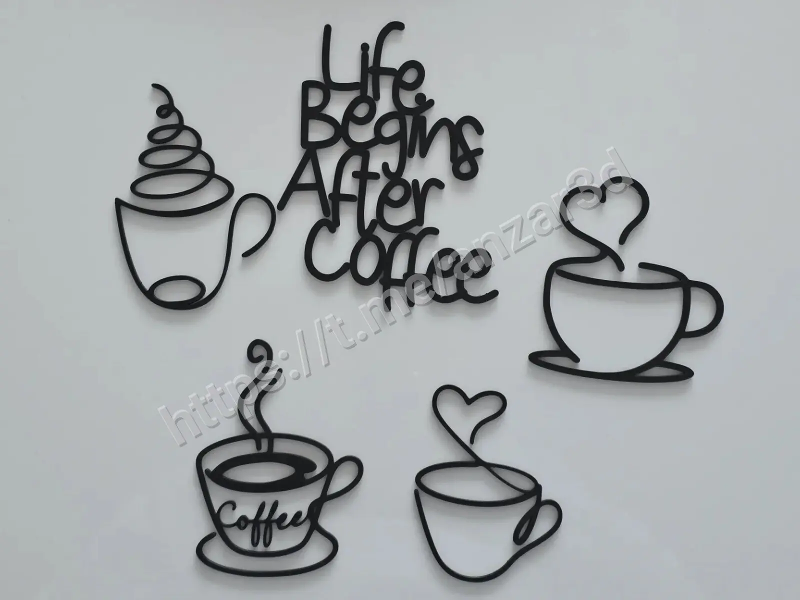 ☕ Панно «Life Begins After Coffee»