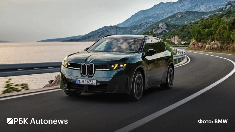 BMW показала электрический кроссовер iX3 M60 xDrive. Новинка получила желтые фары, элем...