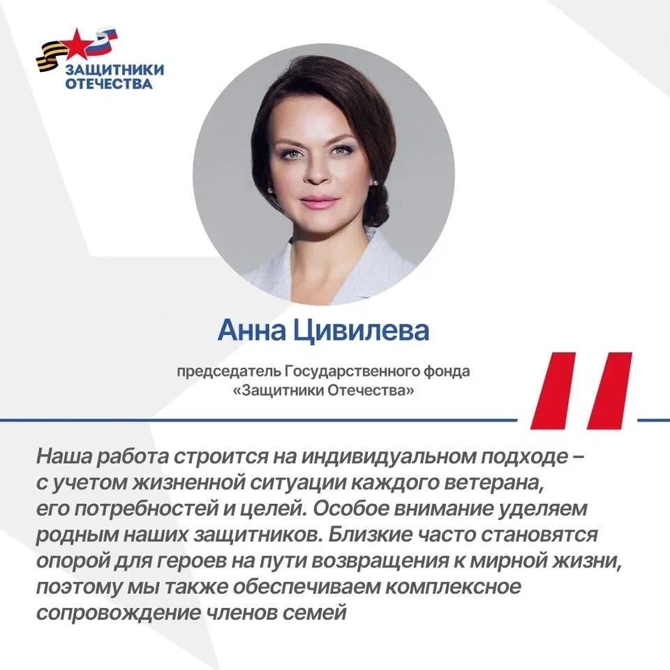 Возвращение к мирной жизни: как фонд «Защитники Отечества» помогает ветеранам СВО: комп...
