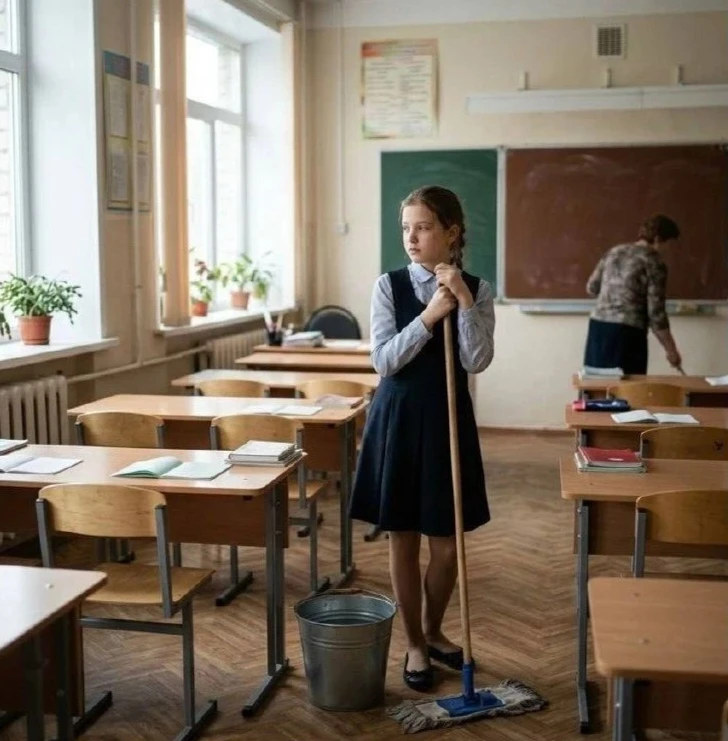 🧹 Школьников хотят освободить от мытья полов и окон