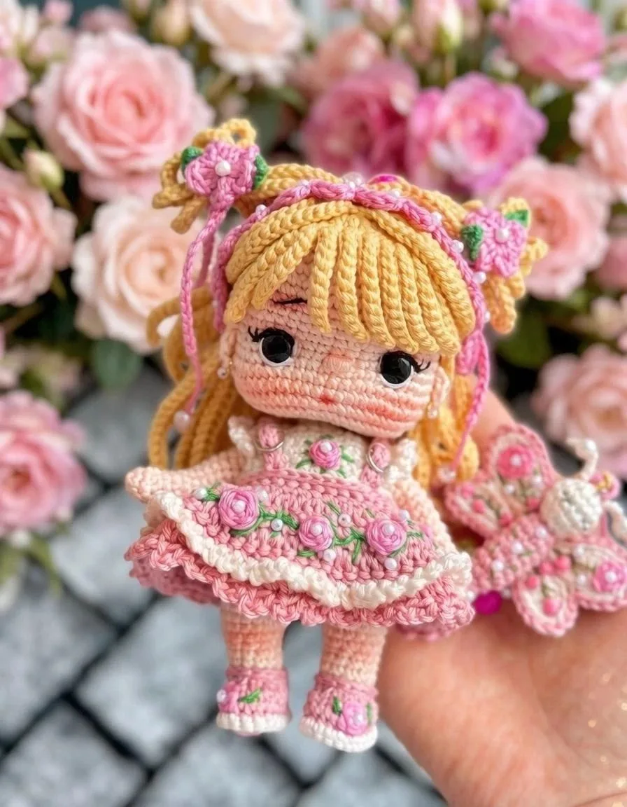 Дочка просит связать себе куколку. Выбрала вот такую❤️ Если и вам она понравилась, то в...