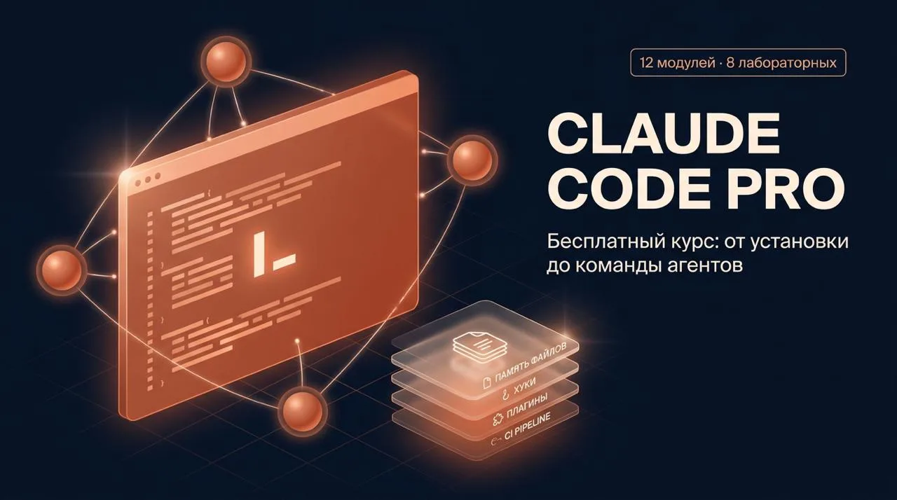 🔥 Бесплатный курс по Claude Code на русском: от установки до команды агентов