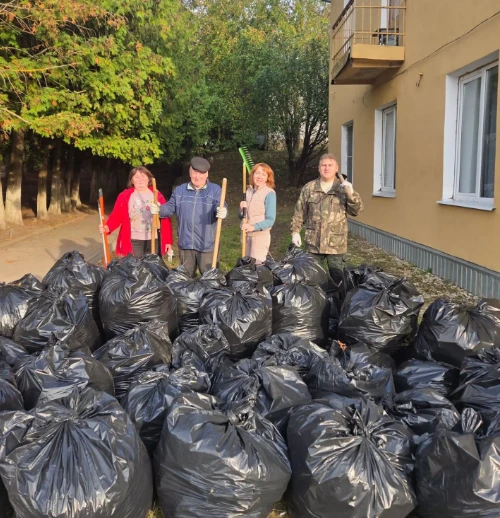 🏃 В Черни прошел субботник​