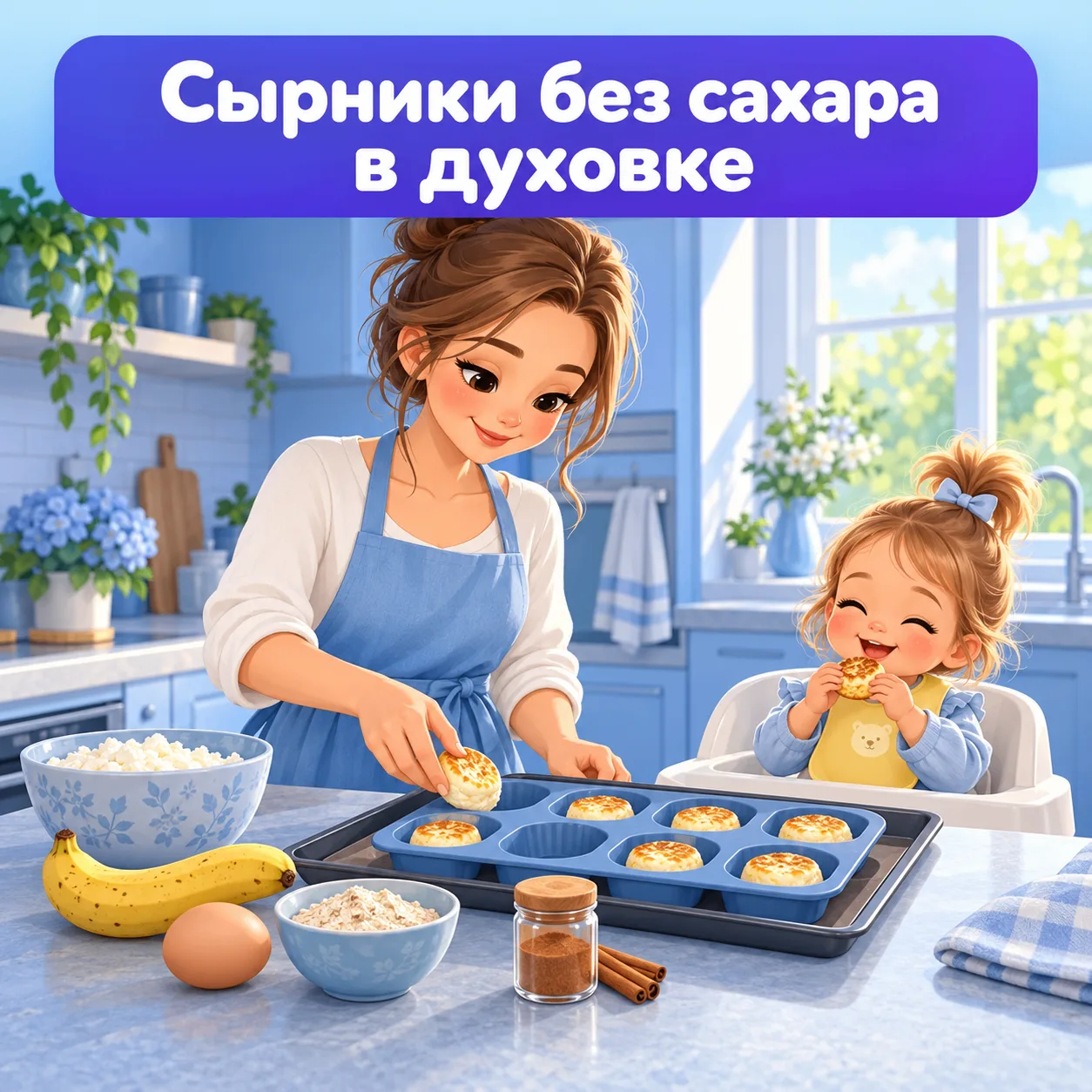 🧀 Сырники без сахара в духовке — завтрак, который можно взять с собой