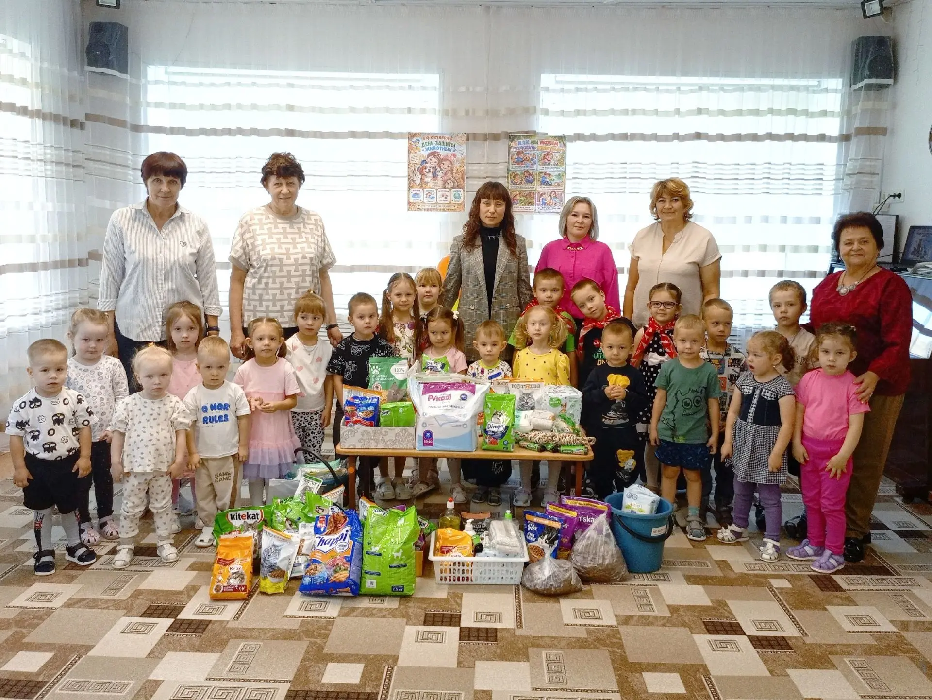 Уже традиционно, в День защиты животных, общалась с подрастающим поколением.